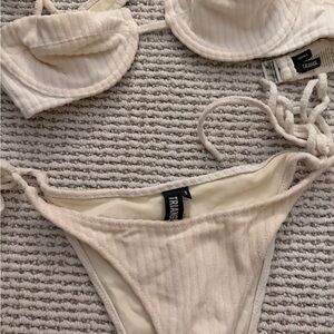 Triangl Swimwear Cream Bikini Set
